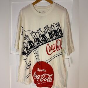 Rear Coca-Cola “Whisper White” “Global Style” t-shirt. L UX NWT